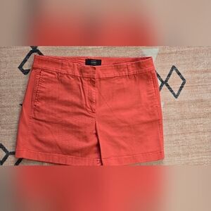 J.Crew Chino Shorts in Coral